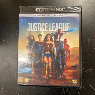 Justice League 4K Ultra HD+Blu-ray (avaamaton) -toiminta/sci-fi-